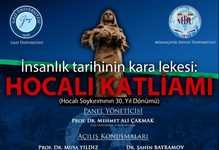 Mingəçevir Dövlət Universiteti və Qazi Universitetinin birgə təşkilatçılığı ilə Xocalı soyqırımına həsr olunan anım tədbiri keçirilib