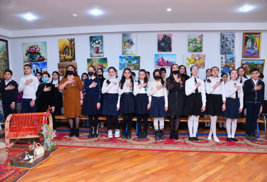 Bakı və Sumqayıt məktəbliləri Xocalı soyqırımı qurbanlarının xatirəsini anıblar