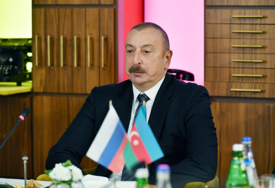 Prezident: Biz inteqrasiya layihələrində bunun milli maraqlarımıza nə dərəcədə cavab verməsini əsas götürürük