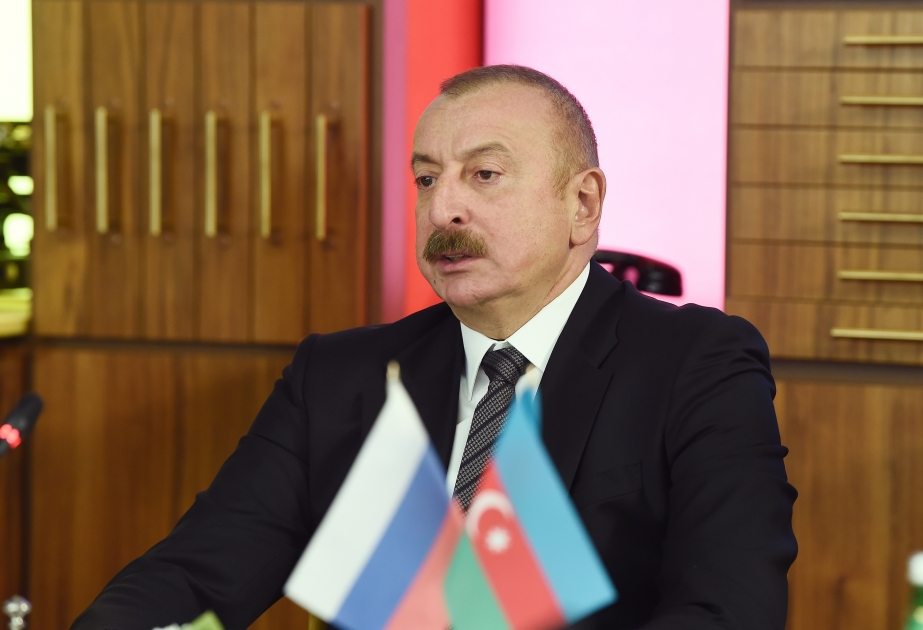 Azərbaycan Prezidenti: Bizə çox xoşdur ki, prezidentlər Ərdoğan və Putin arasında olduqca etibarlı münasibətlər mövcuddur