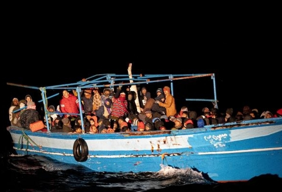 Italian coastguard rescues 573 migrants on two fishing boats near Sardinia