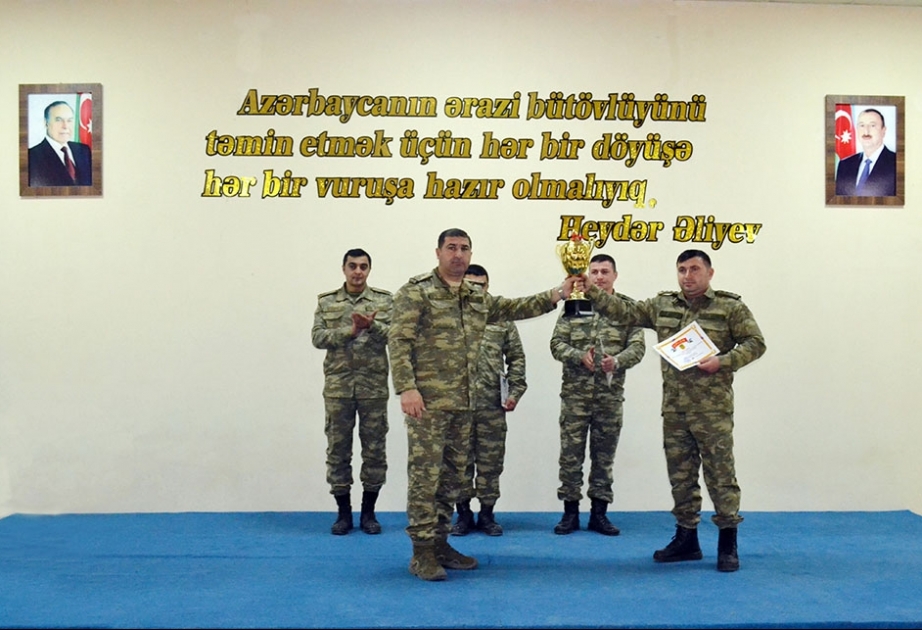 Azərbaycan Ordusunda daşqaldırma birinciliyi keçirilib