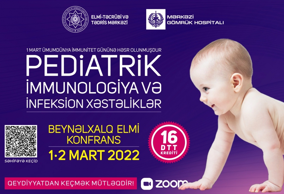 Pediatrik immunologiya və infeksion xəstəliklər mövzusunda elmi konfrans keçiriləcək