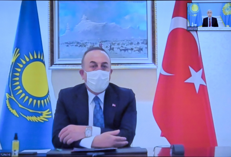 Kassym-Jomart Tokayev receives Foreign Minister Mevlut Cavusoglu of Turkiye