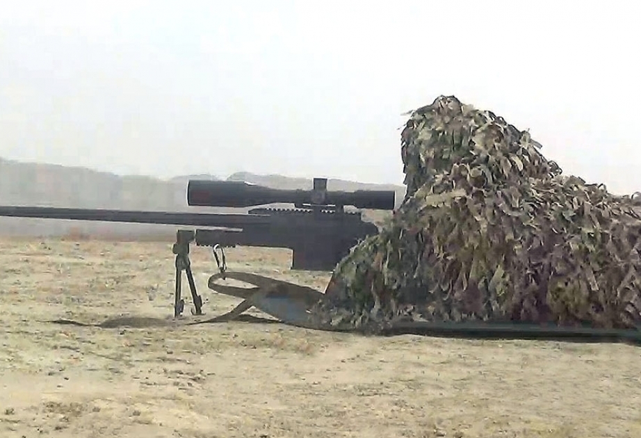 Sniper training course continues, Defense Ministry VIDEO