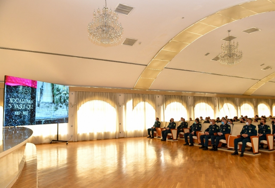 DSX-nin struktur qurumlarında və hərbi hissələrində Xocalı soyqırımı ilə bağlı silsilə tədbirlər keçirilir
