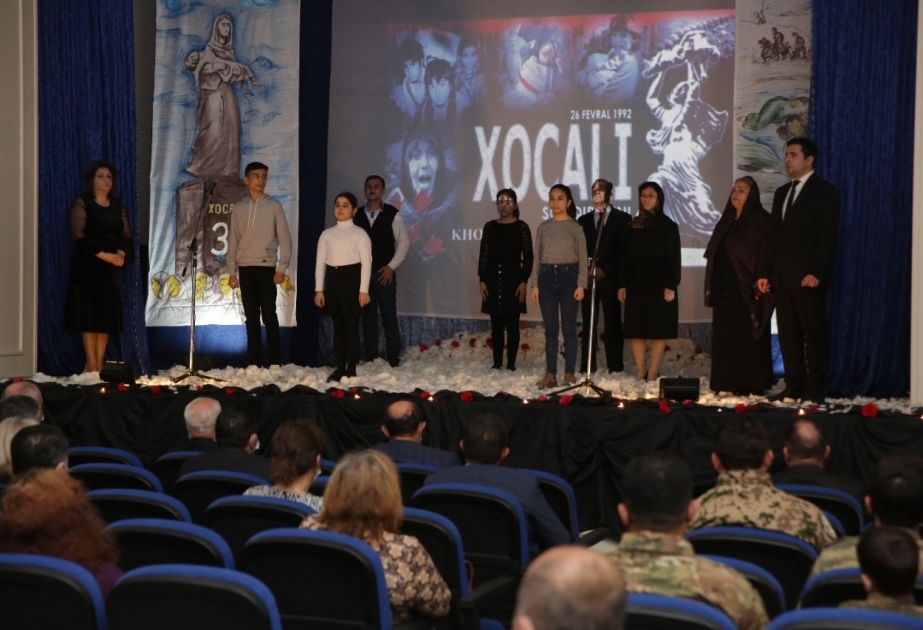Xaçmazda “Xocalını unutmayaq” adlı kompozisiya təqdim olunub