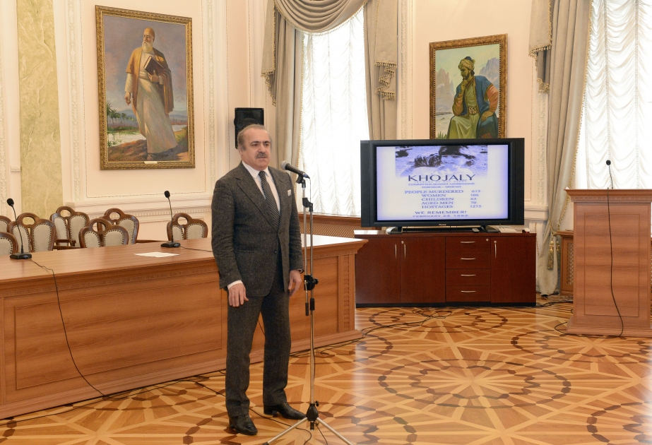 Ədəbiyyat Muzeyində elmi sessiya: Xocalı – otuz ilin dərdləri, dərsləri və davam edən mübarizələri