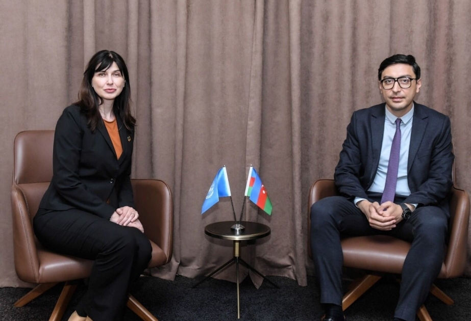 阿塞拜疆青年和体育部部长会见联合国驻我国协调员