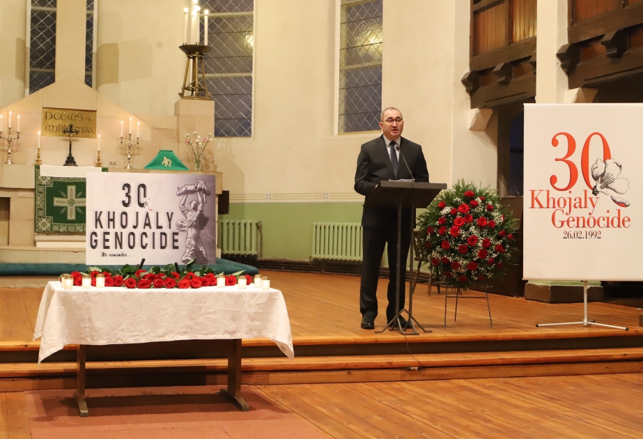 Latviyada Xocalı soyqırımının 30-cu ildönümünə həsr edilmiş anım tədbiri təşkil olunub VİDEO