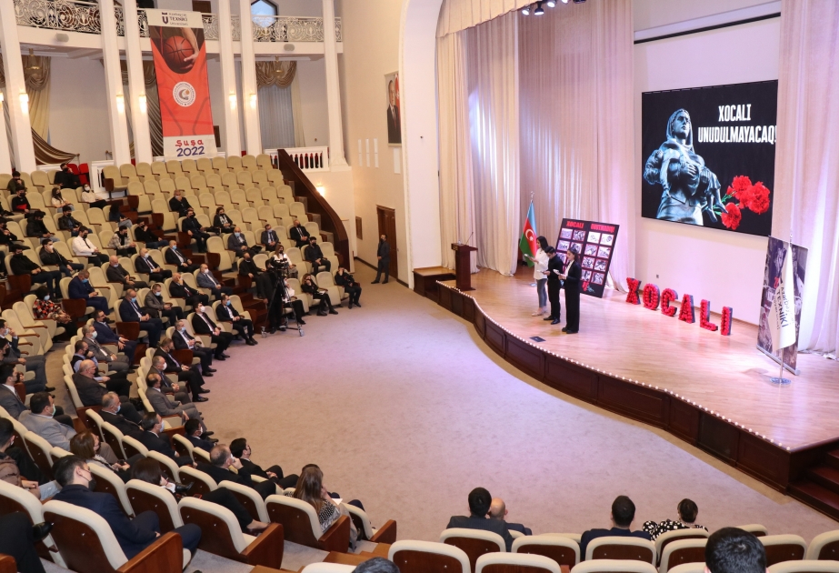AzTU-da Xocalı soyqırımının 30-cu ildönümü ilə bağlı anım tədbiri keçirilib