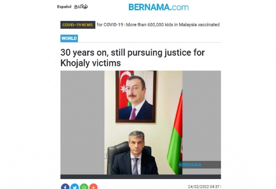 Embajador: “El pueblo armenio debe llevar a los asesinos de Joyalí ante la justicia por el bien de una vecindad pacífica”