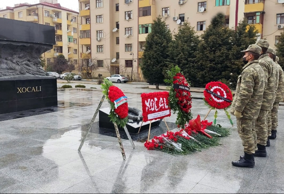 Xocalı soyqırımının 30-cu ildönümü ilə əlaqədar Azərbaycan Ordusunda silsilə tədbirlər keçirilib VİDEO
