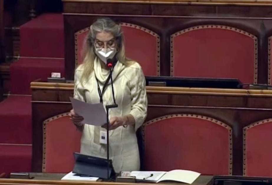 İtaliya Senatının plenar iclasında Xocalı soyqırımı ilə bağlı bəyanat səsləndirilib VİDEO