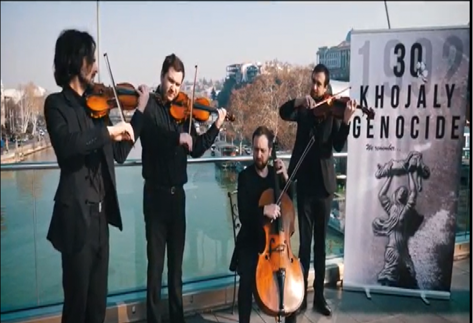 Gürcü musiqiçilər "Xocalıya ədalət!" beynəlxalq kampaniyasına qoşulublar