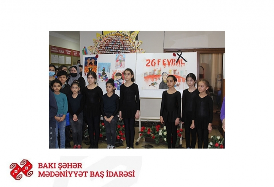 İncəsənət məktəbində Xocalı soyqırımının 30-cu ildönümü qeyd edilib