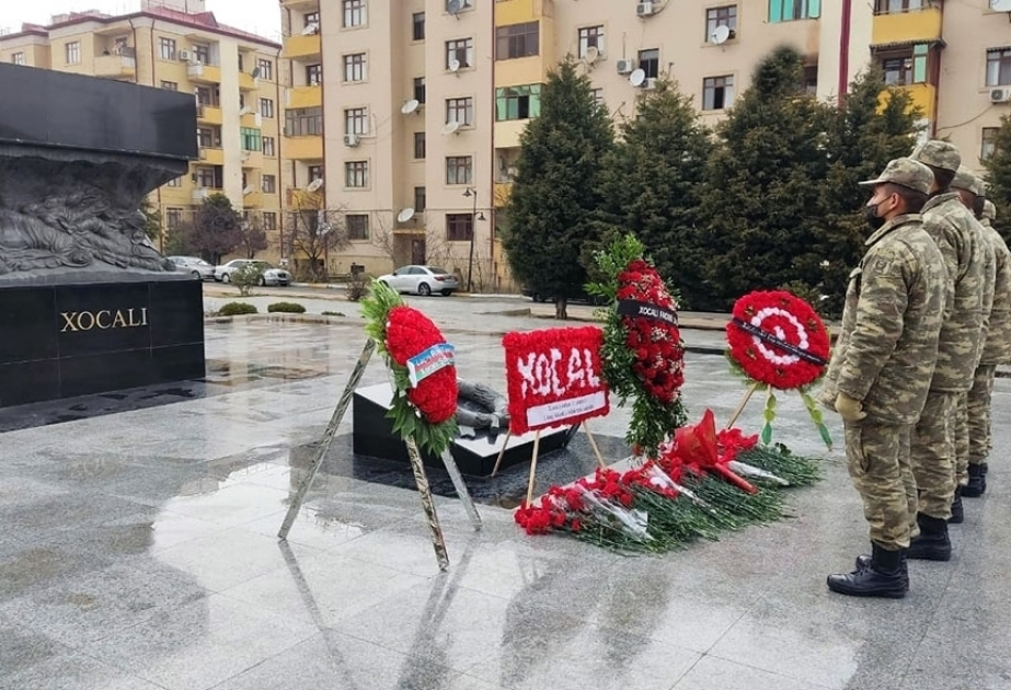 Series of events held in Azerbaijani Army on occasion of 30th anniversary of Khojaly genocide