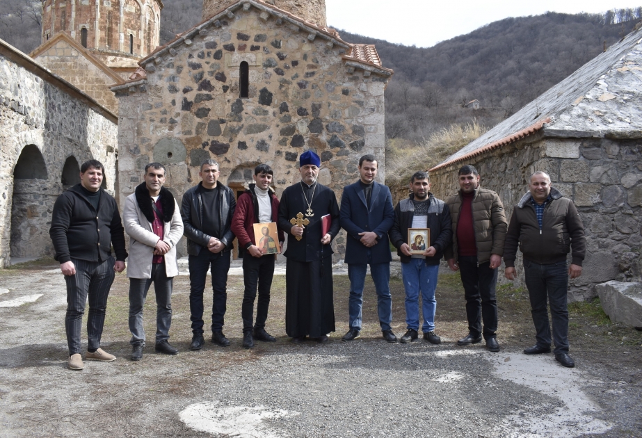 Xudavəng monastırında Xocalı faciəsi qurbanlarının xatirəsi yad olunub VİDEO