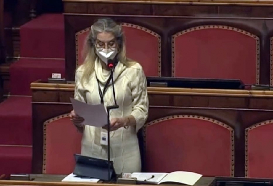 На пленарном заседании Сената Италии прозвучало заявление по Ходжалинскому геноциду