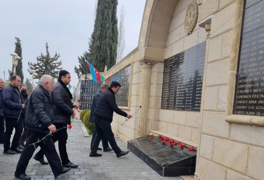Tərtərdə Xocalı faciəsinin qurbanları ehtiramla yad edilib
