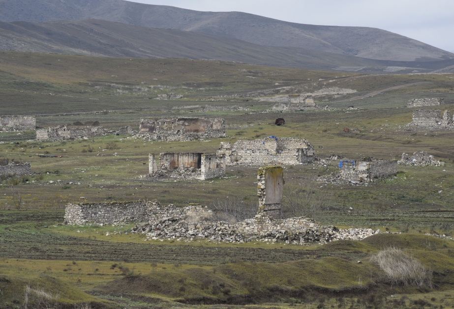 Dorf Aschagi Veysalli in der Region Füsuli