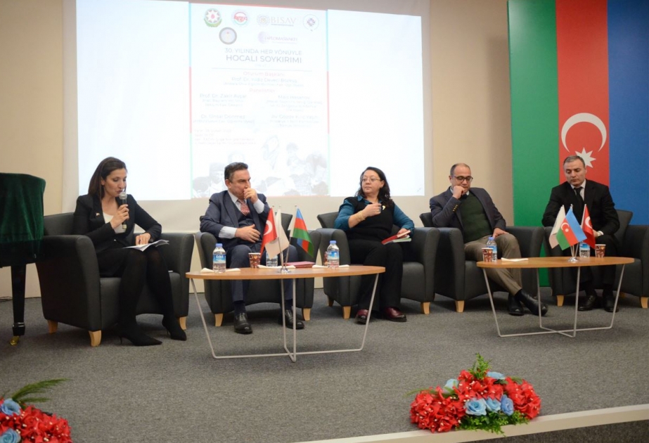 Ankarada Xocalı soyqırımına həsr olunan panel müzakirə aparılıb
