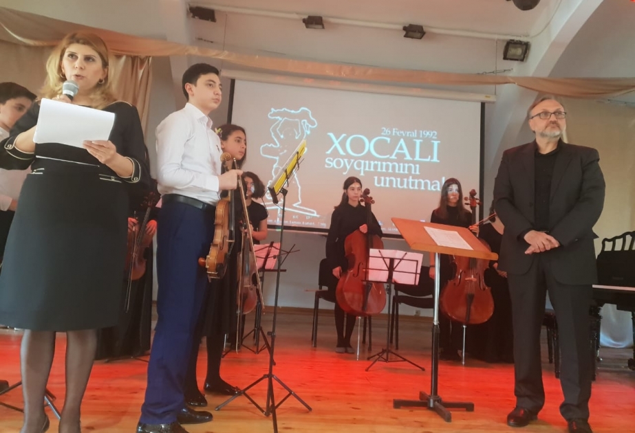 İncəsənət məktəbində “Xocalı -30. Bitməyən kədər” adlı tədbir təşkil edilib