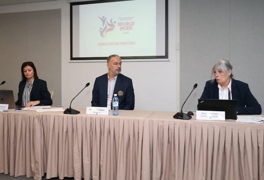 Bakıda keçiriləcək 12-ci dünya yaş qrupları yarışları ilə bağlı istiqamətləndirici iclas təşkil olunub