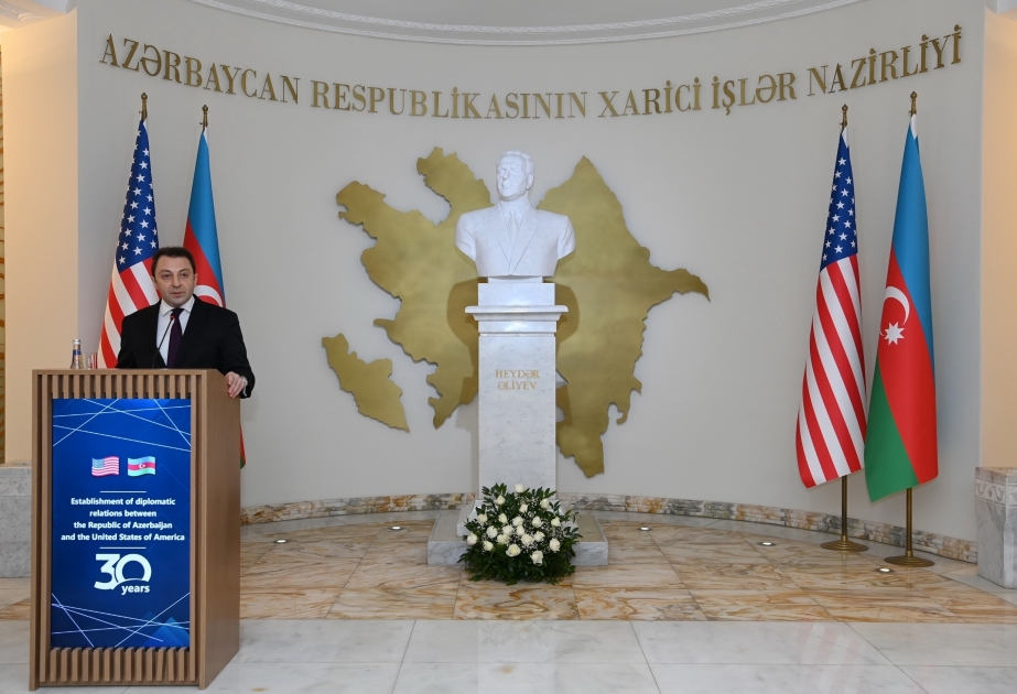 Azerbaijan, US mark 30th anniversary of establishment of diplomatic relations