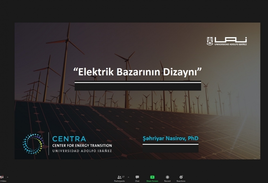 Bakú acoge un seminario sobre mercados eléctricos liberales