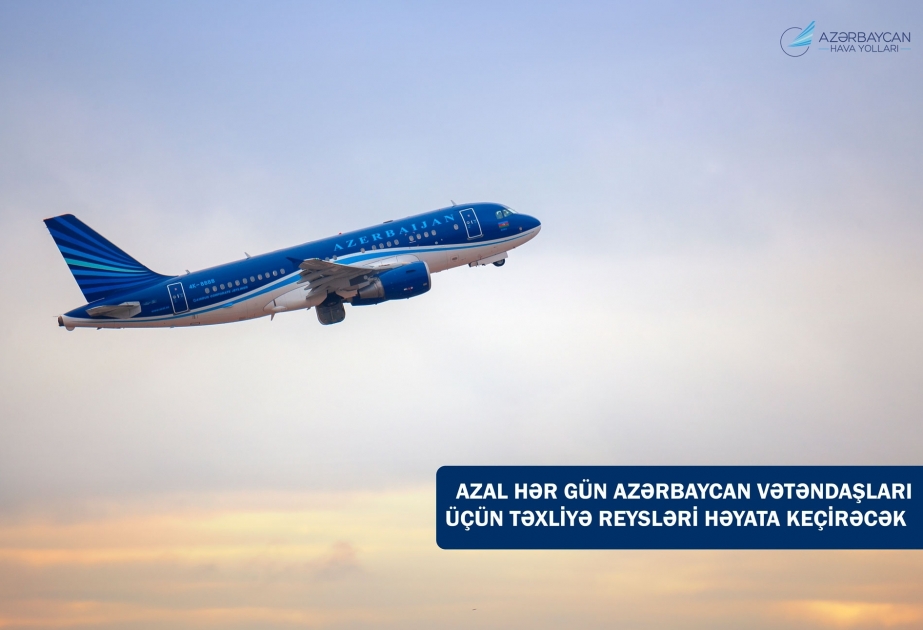 AZAL realizará vuelos diarios para evacuar a los azerbaiyanos de Ucrania