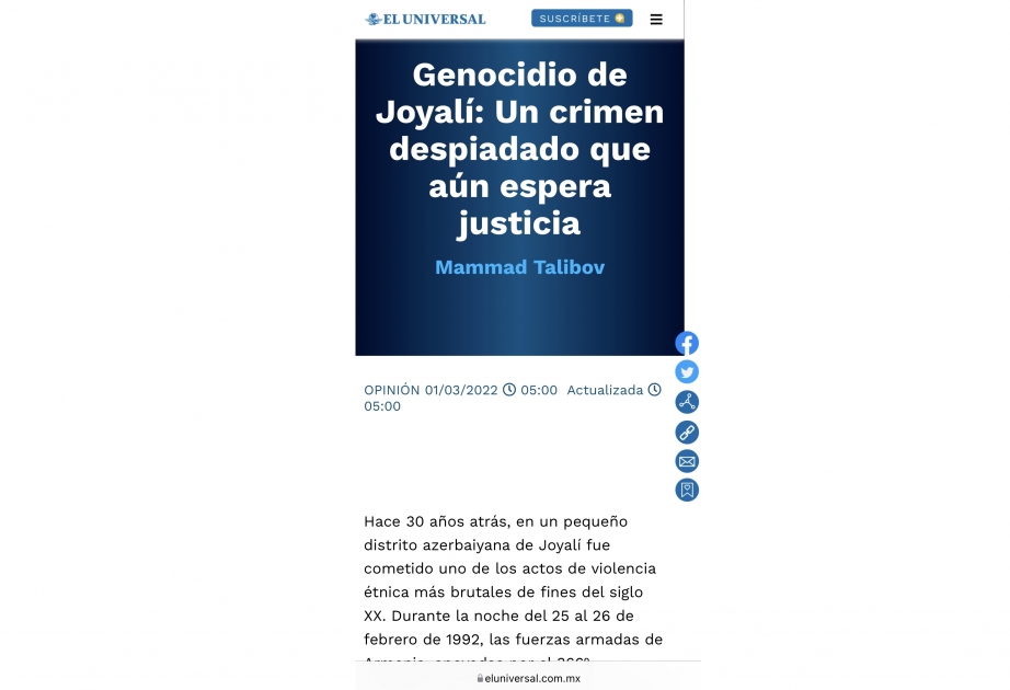 Prensa mexicano: “Genocidio de Joyalí un crimen despiadado que aún espera justicia”
