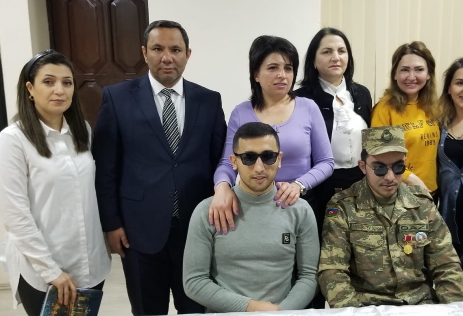 Проект «Образец героизма» посвящен потерявшим зрение в боях за земли Родины