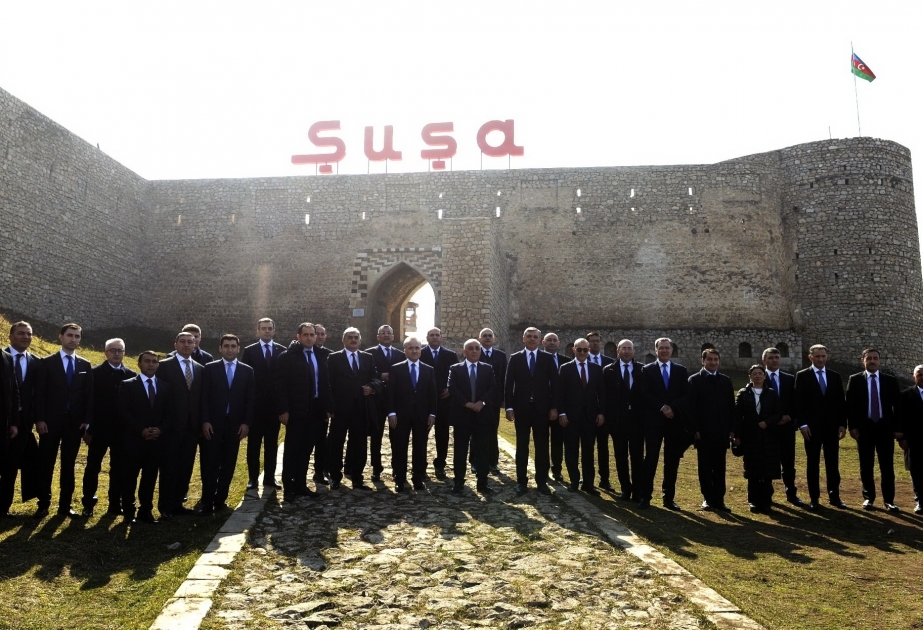 Delegación encabezada por el primer ministro de Azerbaiyán y el jefe de la Jefatura de Coordinación de la Administración Presidencial concluye su visita en los territorios liberados