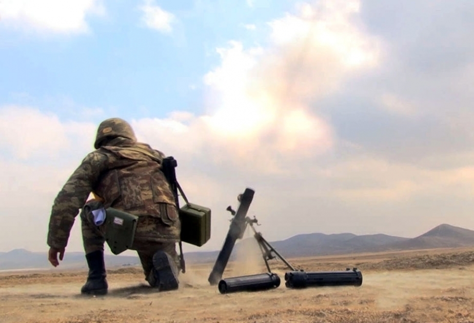 Mortar units conducted shooting exercises, Defense Ministry VIDEO