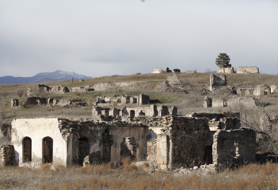 Dorf Baharli in der Region Zangilan