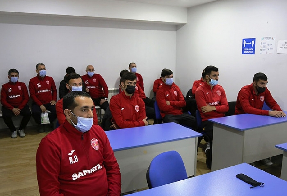 “Keşlə”nin əvəzedici komandasının üzvlərinə danışılmış oyunlarla bağlı seminar keçirilib