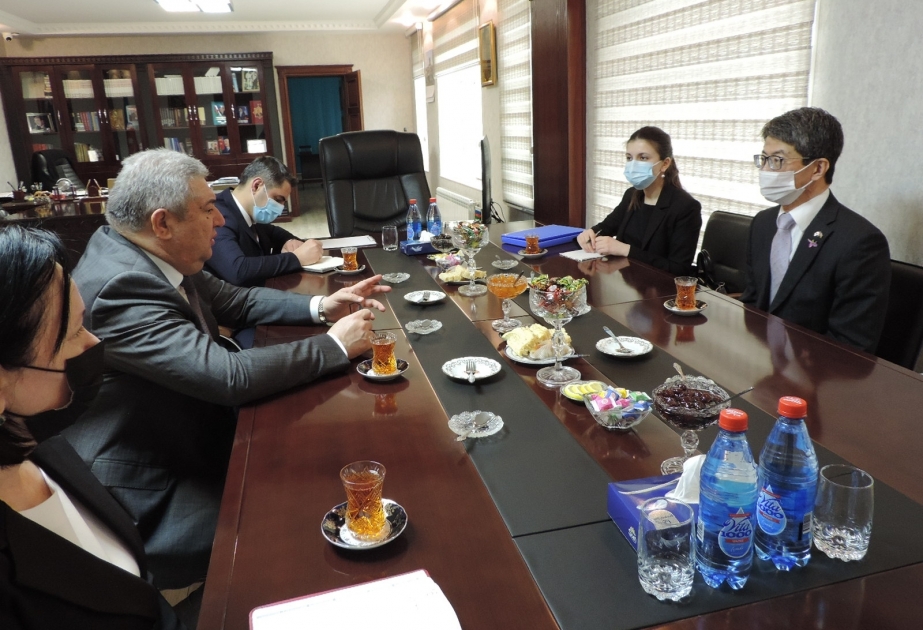 Embajador japonés en Azerbaiyán visita el distrito de Aghsu