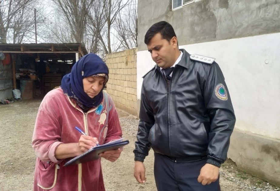 В Ширване оказаны выездные услуги 12 лицам