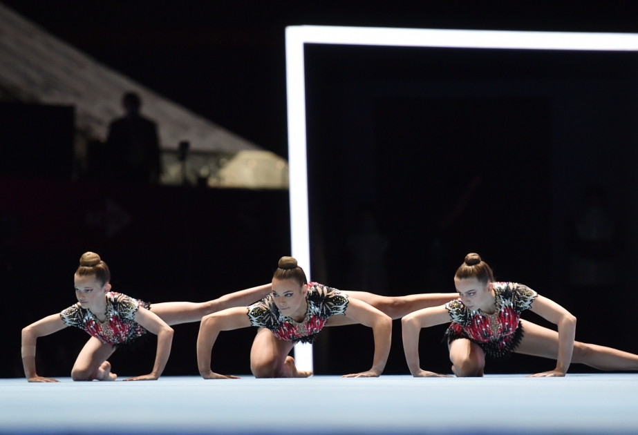 Arranca en Bakú la tercera jornada de la 12ª edición de la competición mundial de gimnasia acrobática por grupos de edad de la FIG