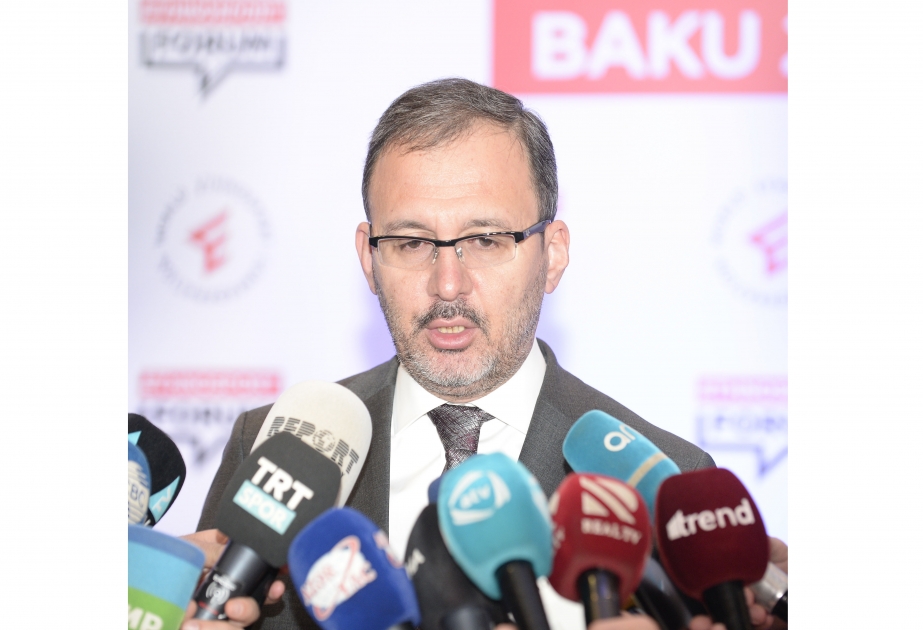Mehmet Muharrem Kasapoğlu: V Beynəlxalq Etnoidman Forumunun yüksək səviyyədə təşkilinə görə Can Azərbaycana təşəkkür edirəm