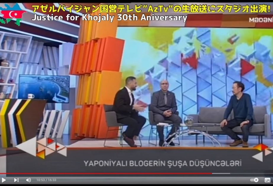 Kazuyasu İşida: “Mən Qarabağda ermənilərin insanlığa yaraşmayan hərəkətlərinin şahidi oldum” VİDEO