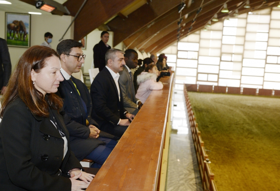 Participantes en el V Foro Internacional de Etnodeportes se familiarizan con las condiciones creadas en el Centro Ecuestre de Bina