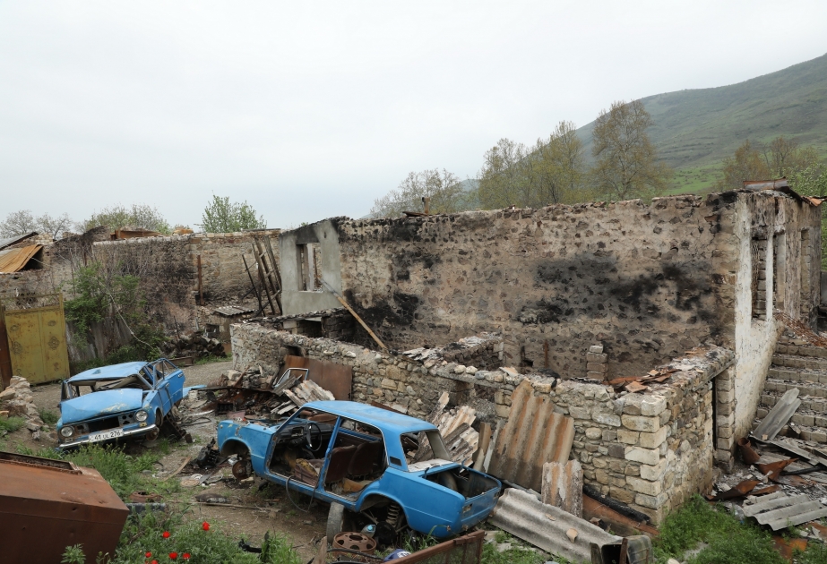 Dorf Gotschbäyli in der Region Chodschawänd