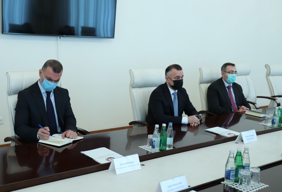 Səhiyyə Nazirliyində USAID-in missiya direktoru və ÜST-nin nümayəndəliyinin rəhbəri ilə görüş keçirilib