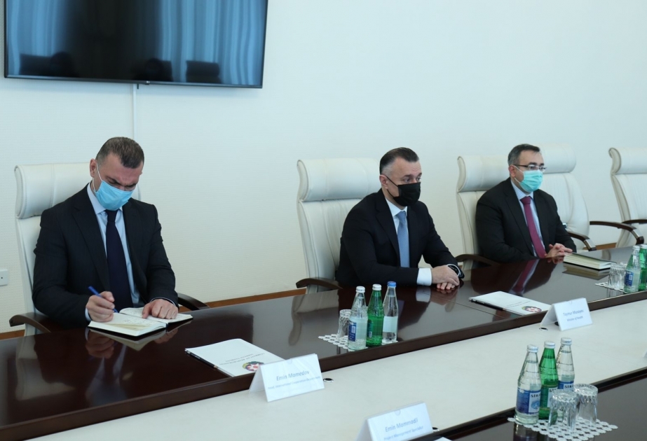 В Минздраве состоялась встреча с директором миссии USAID в Азербайджане и главой представительства ВОЗ