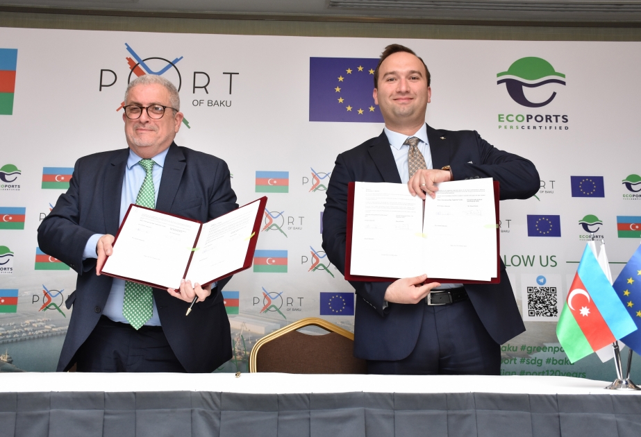 Baku and Barcelona ports sign Memorandum of Understanding