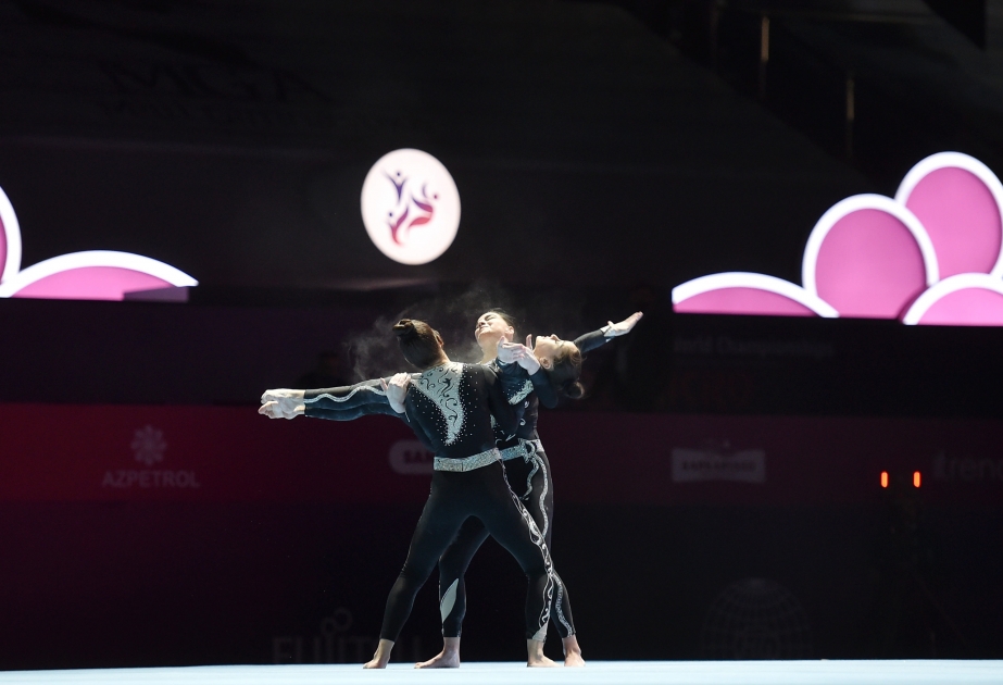 Bakıda keçirilən akrobatika gimnastikası üzrə 28-ci dünya çempionatının birinci gününə yekun vurulub