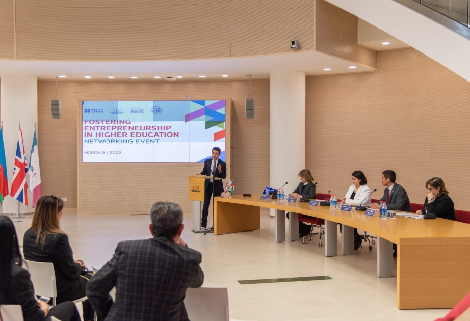 ADA University in partnership with British Council, University of Kent, and Azerbaijan State University of Culture and Arts conducts networking event