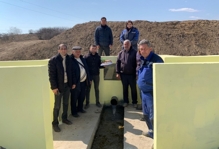 IOM Azerbaijan officially hands over renovated kahriz to local community in Aghdam district